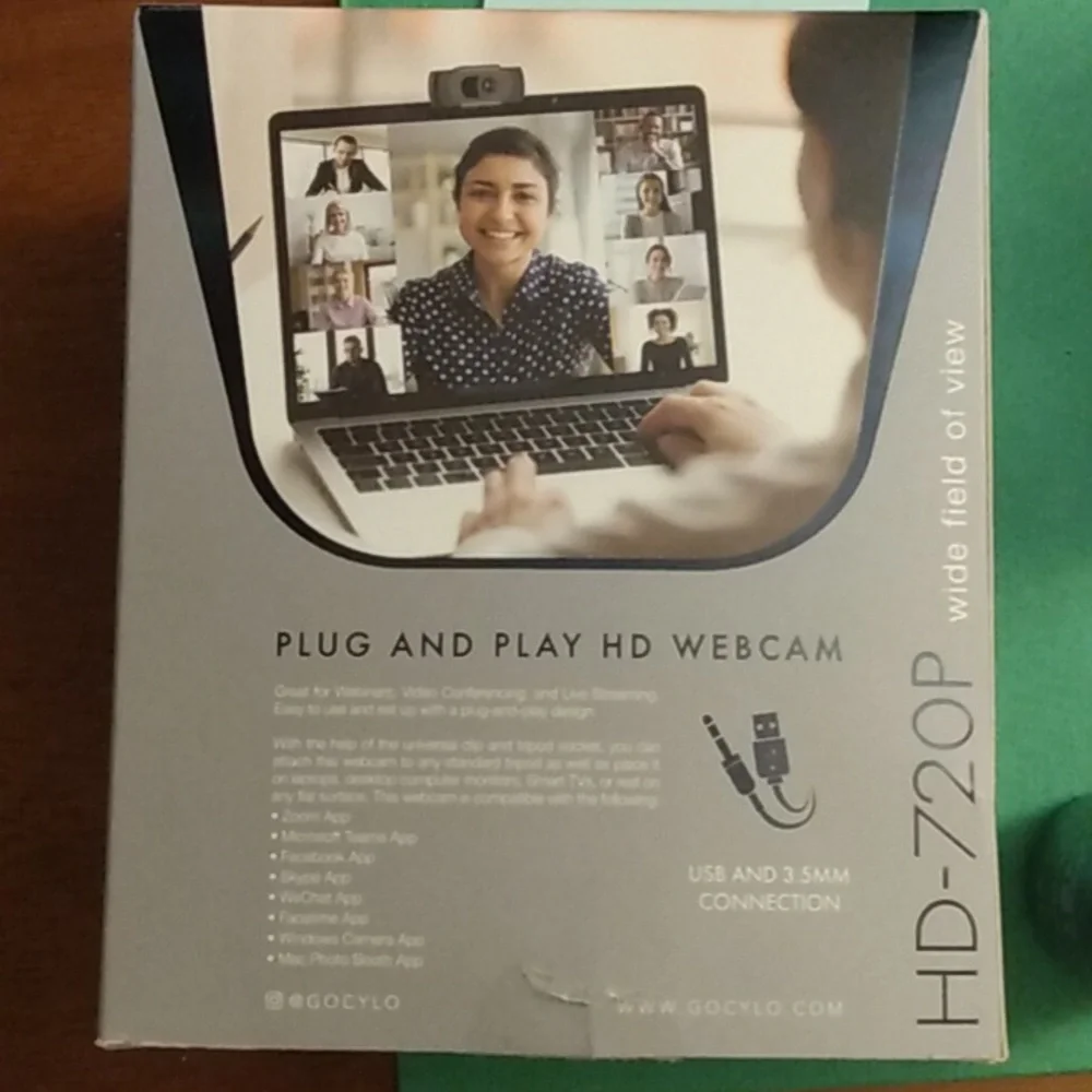 HD-720P Plug and Play HD WebCam